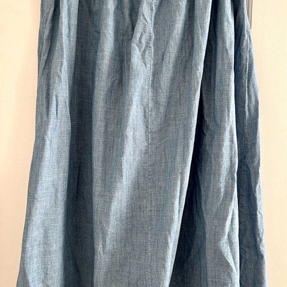 J. CREW Maxi Denim Wrap Skirt Large - Picture 6 of 6